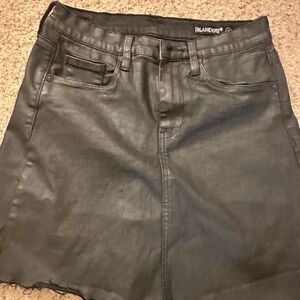 Blank NYC Black Denim Skirt